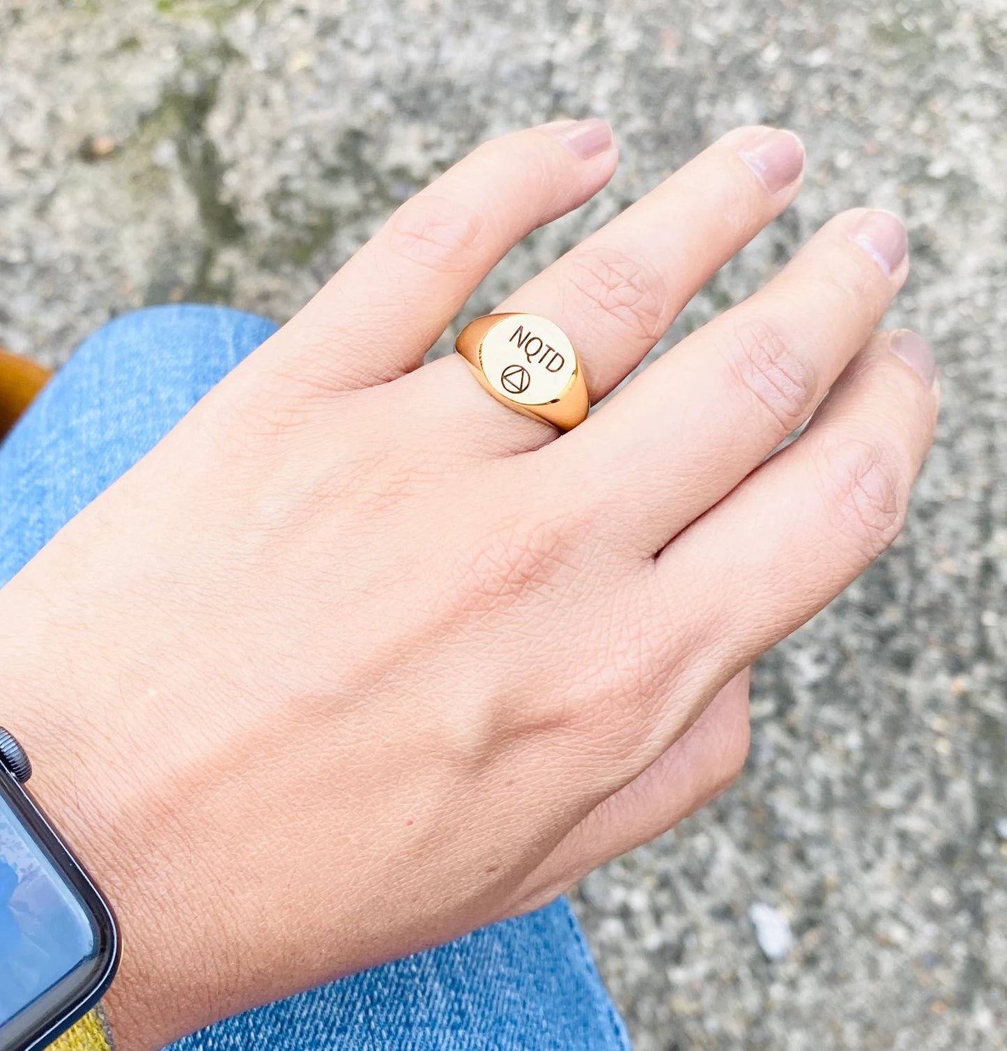 Sobriety NQTD Ring