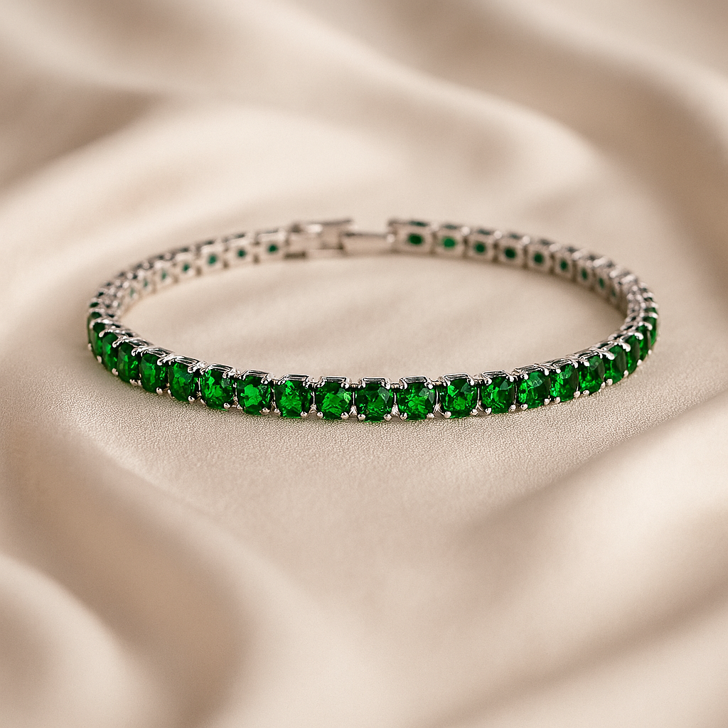 Emerald Tennis Bracelet