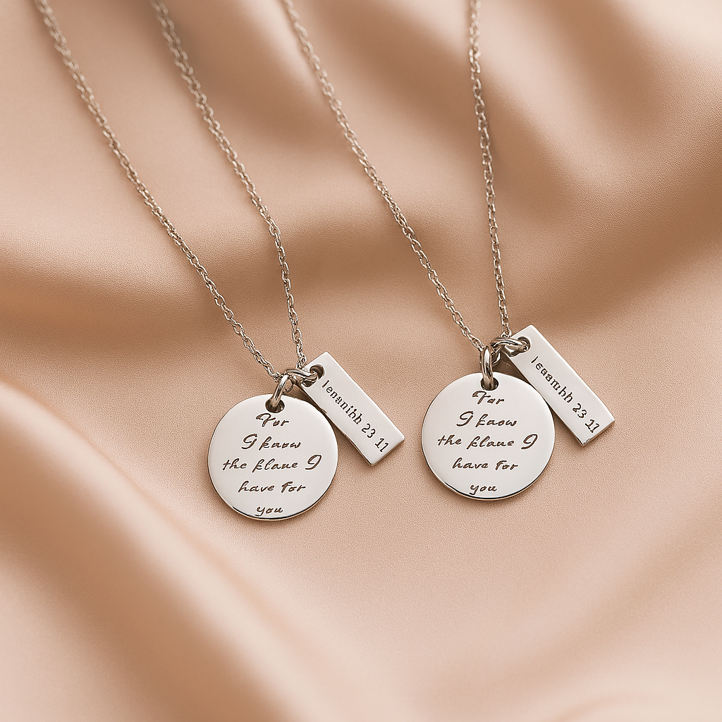 For I know the plans I have for you Necklace