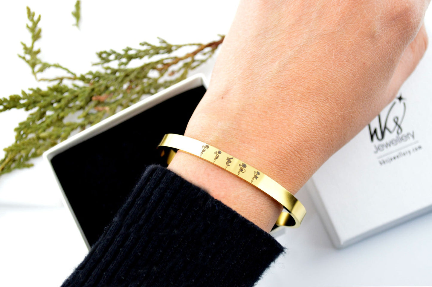Multiple Birth Flower Bracelet