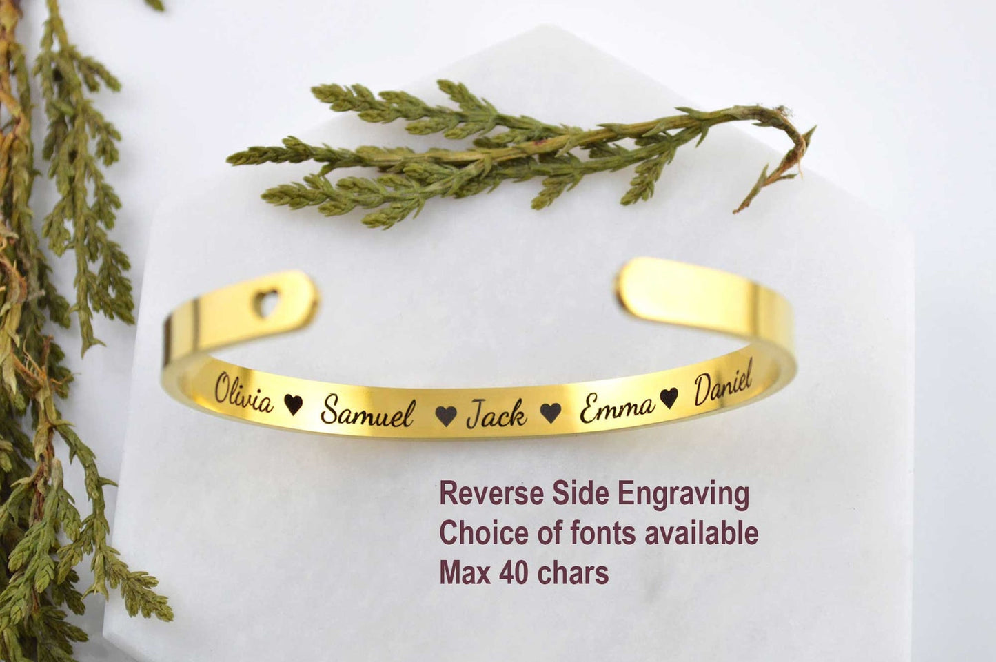 Multiple Birth Flower Bracelet