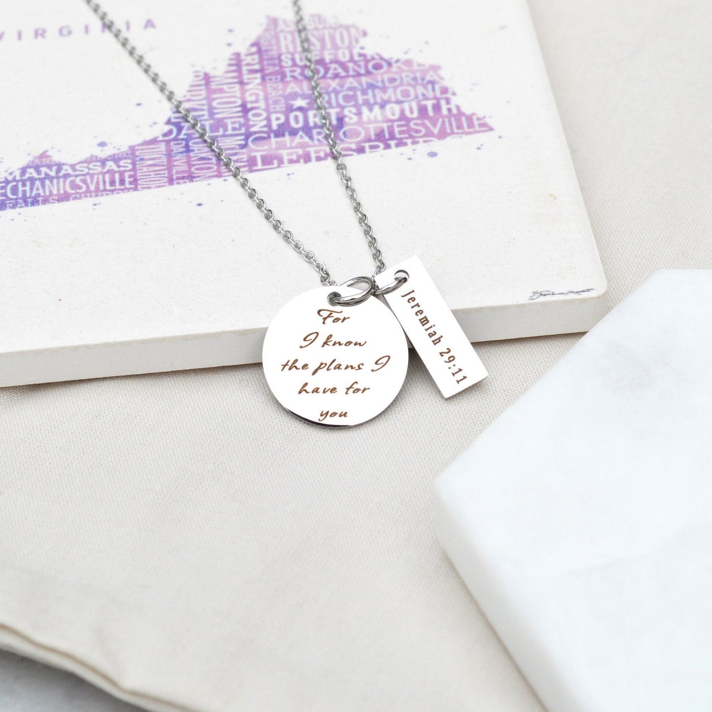 For I know the plans I have for you Necklace