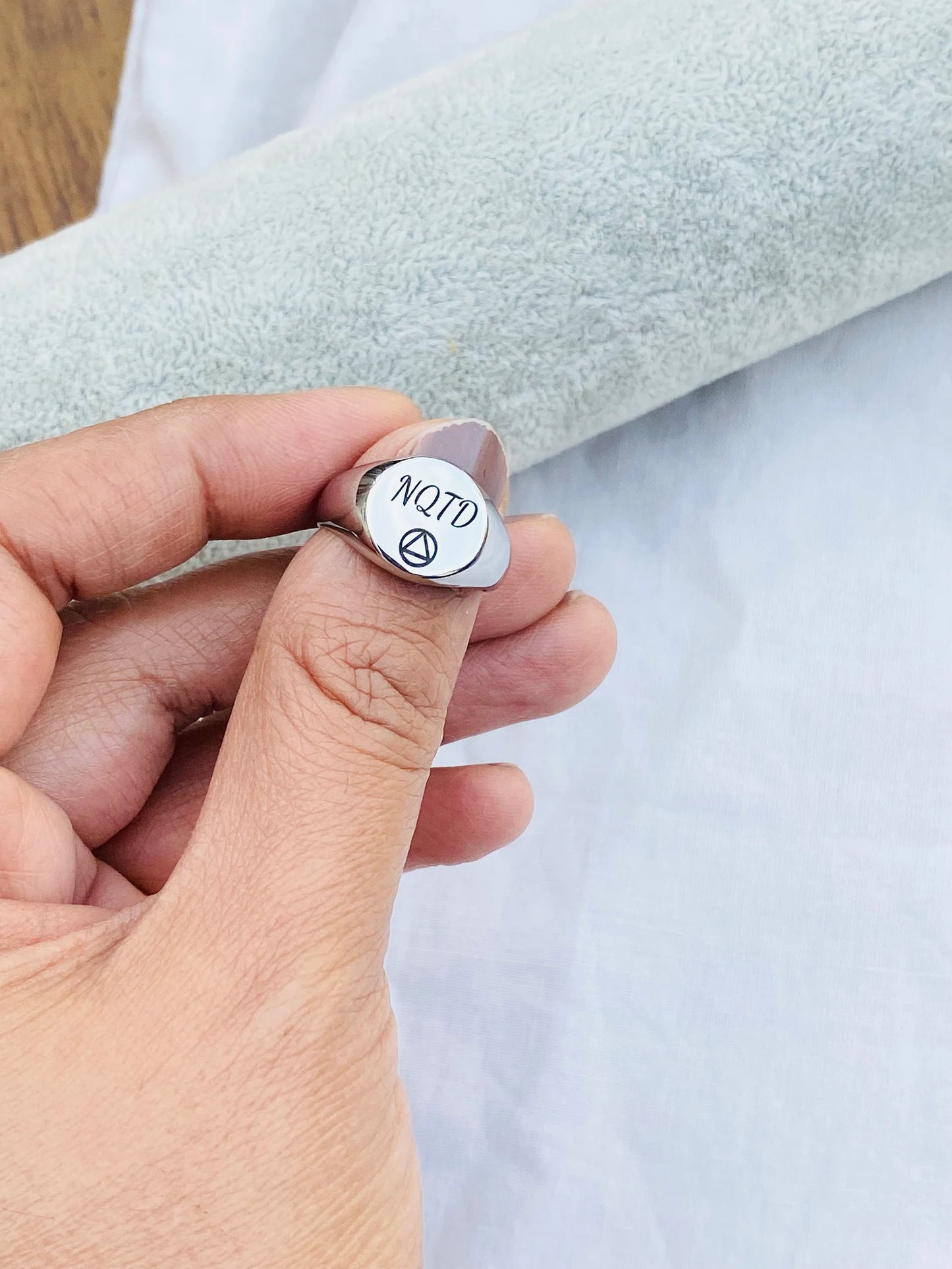 Sobriety NQTD Ring