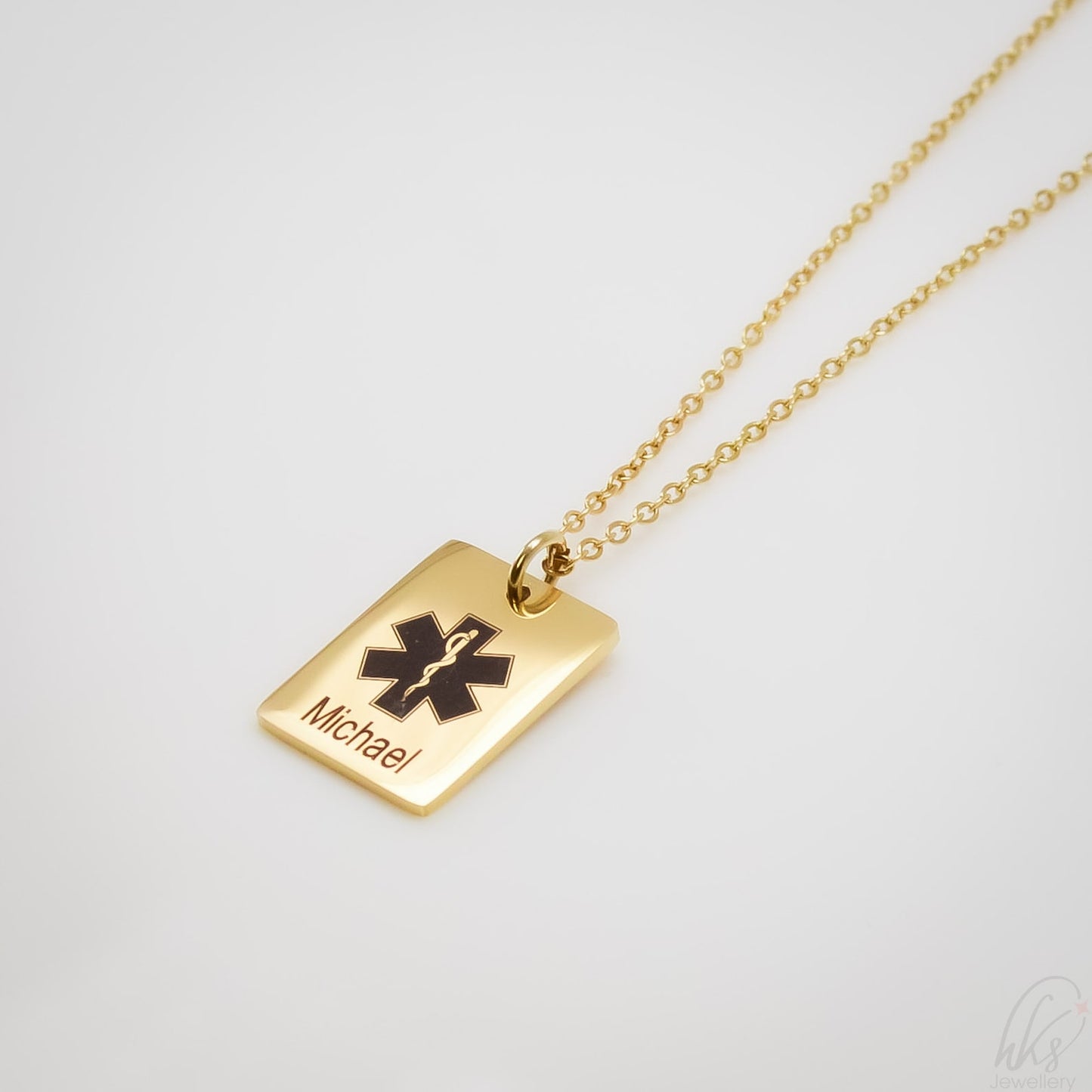 Personalized Medical ID Necklace