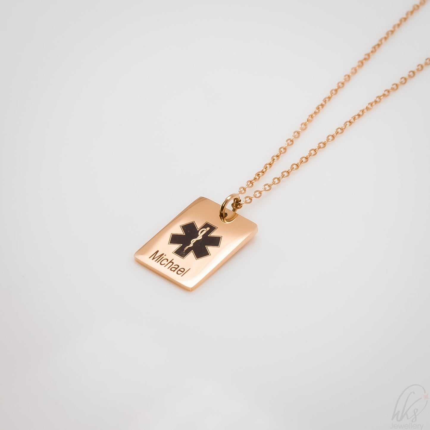 Personalized Medical ID Necklace