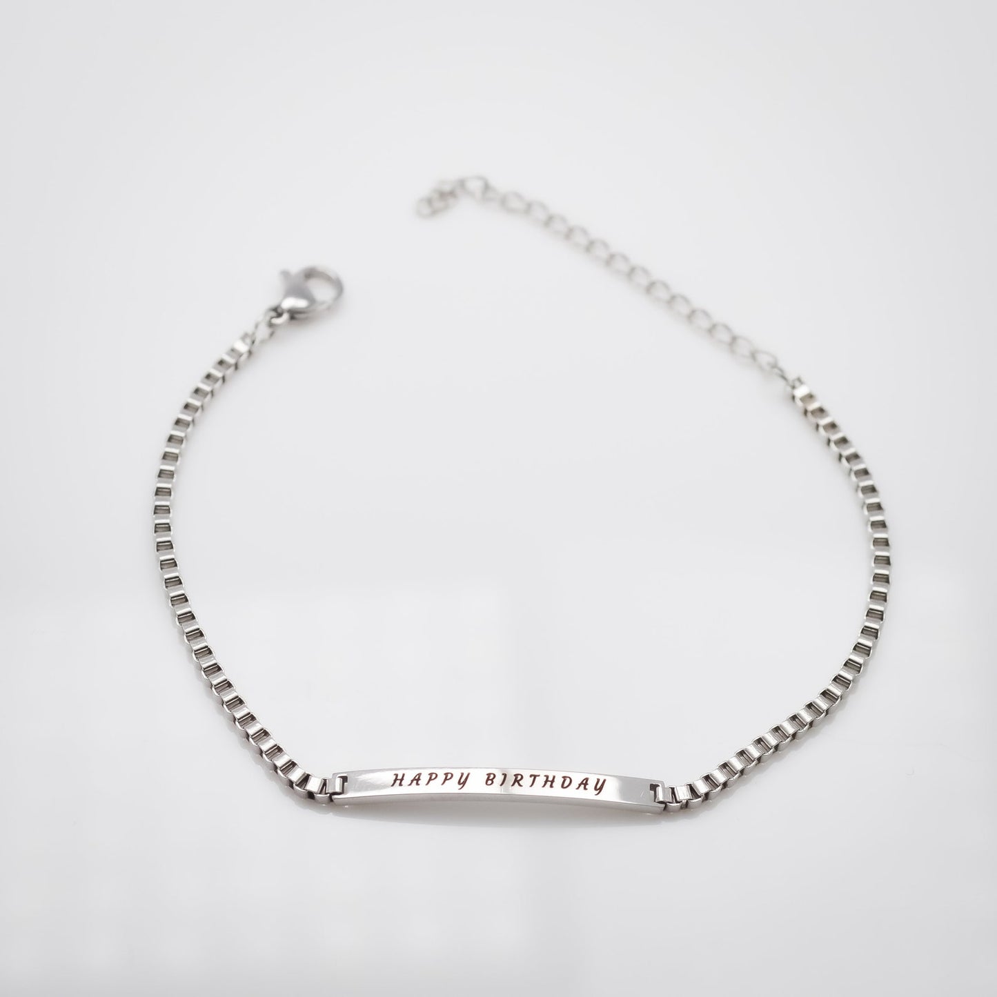 Dainty Silver Name Bracelet