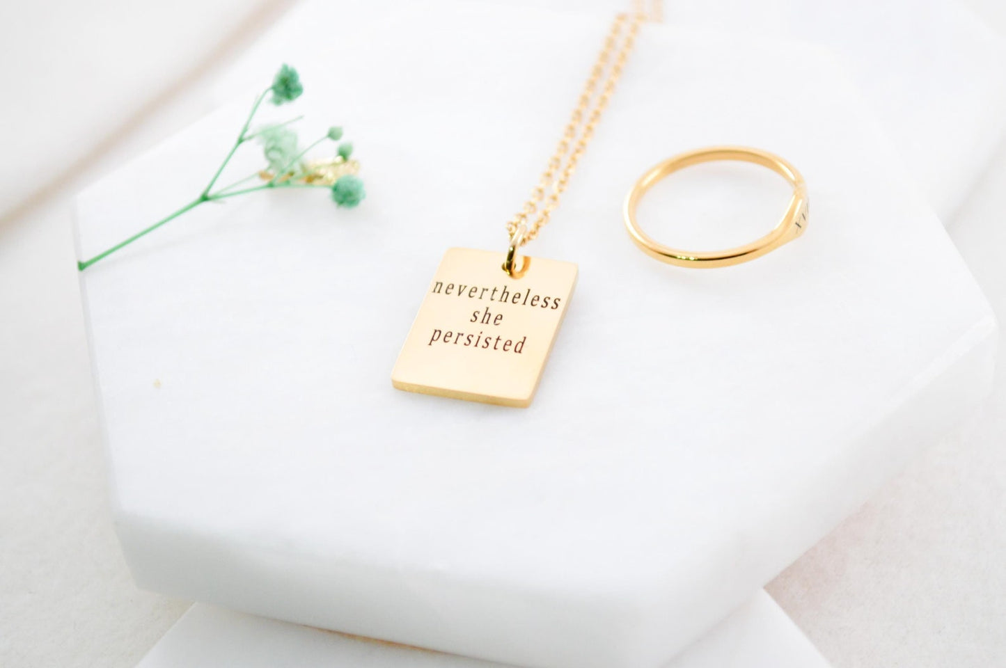 Nevertheless she persisted jewellery