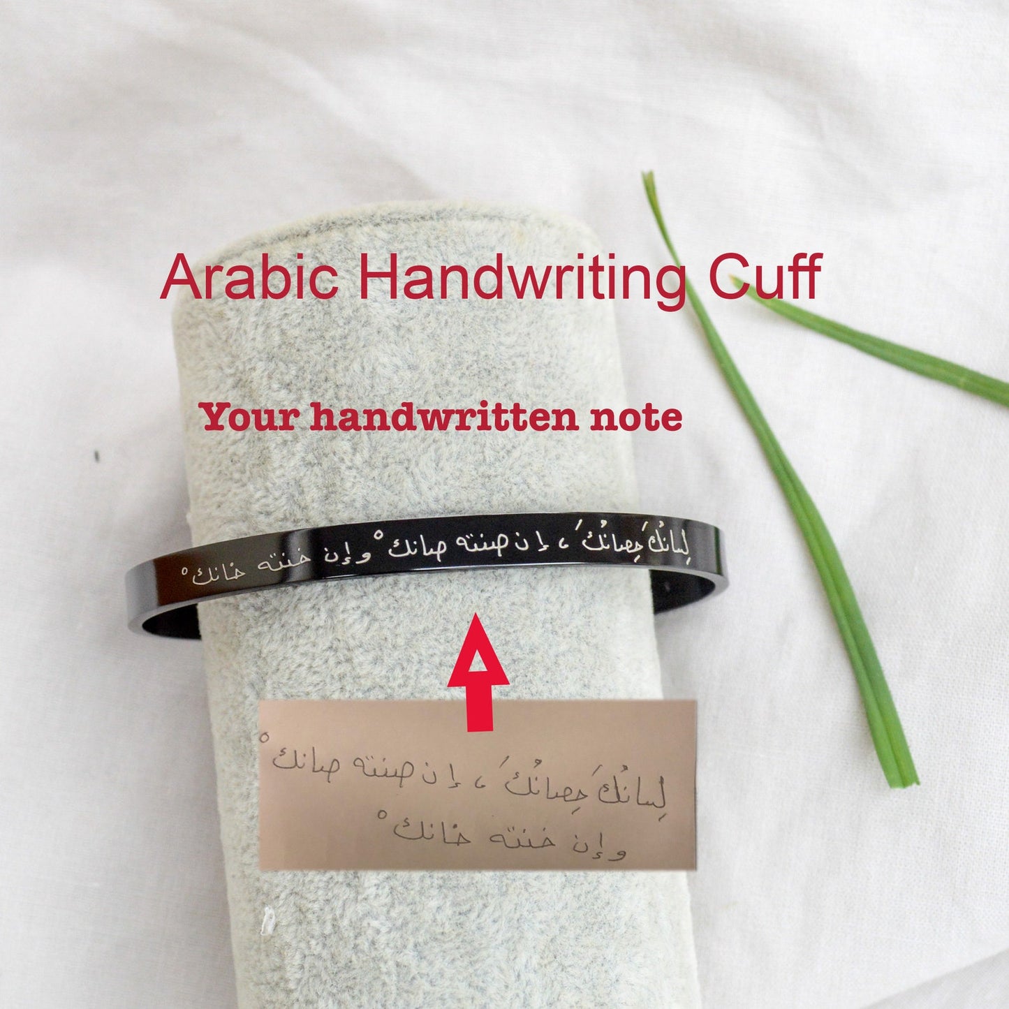 Arabic Handwriting Cuff
