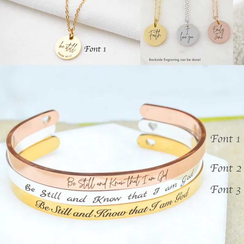 Be Still Necklace & Bracelet Set