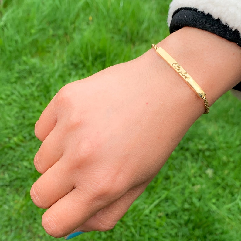 Arabic Slider Bracelet