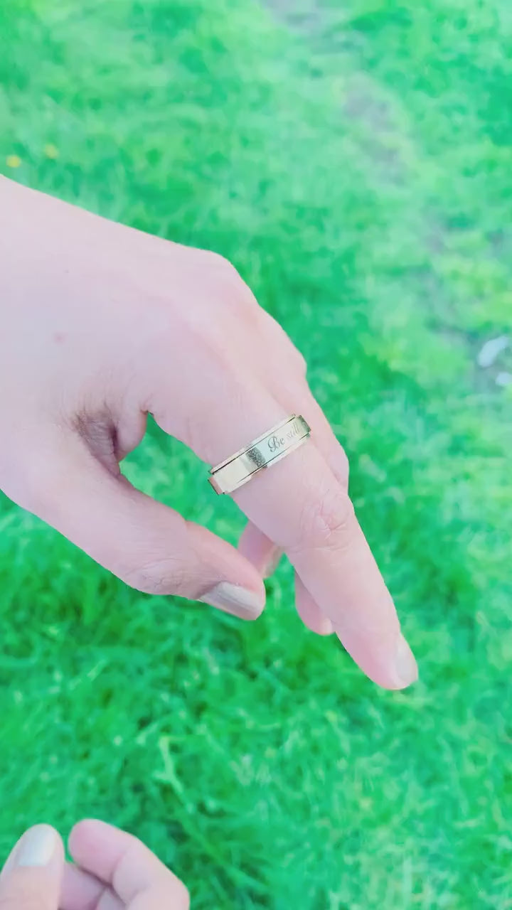 Personalised Spinner Ring