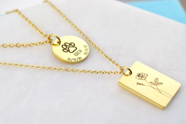 Dog Mom Pet Loss Necklace