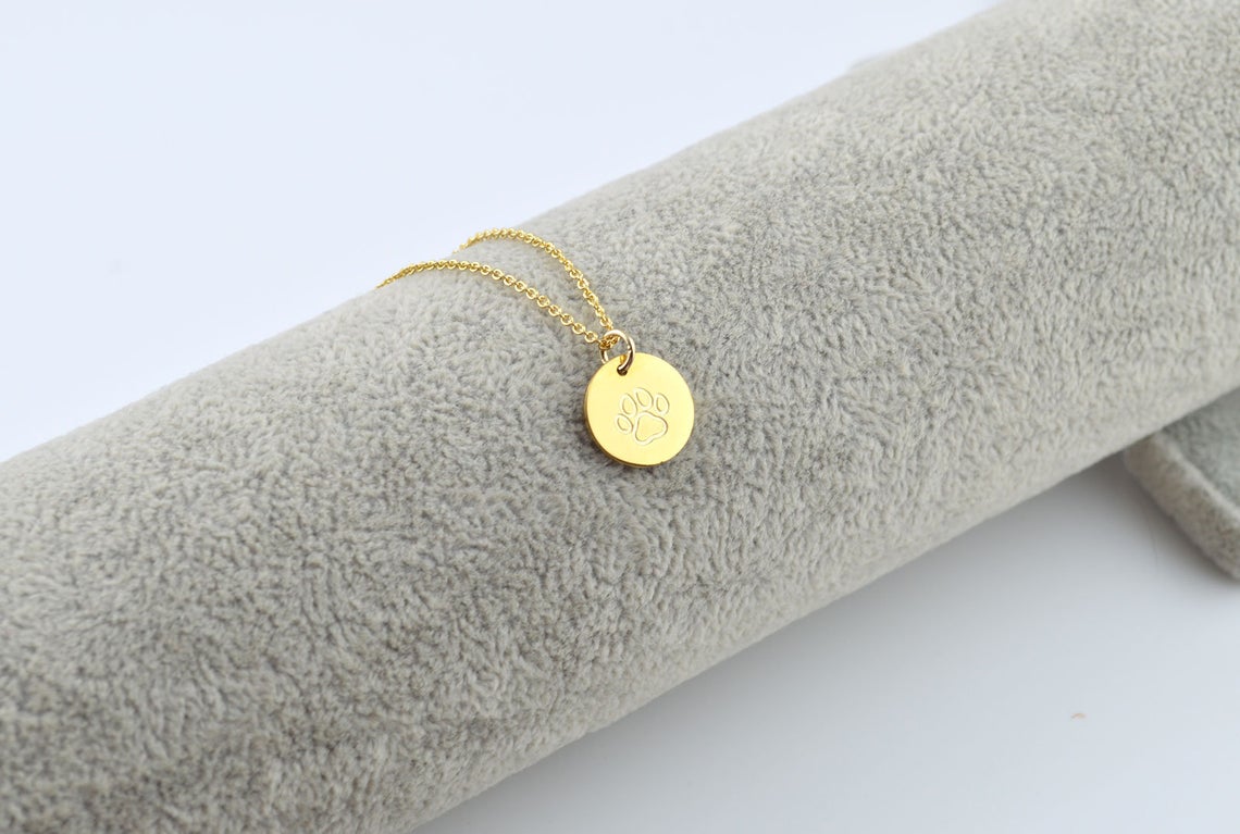 Dog Lover Paw Print Necklace