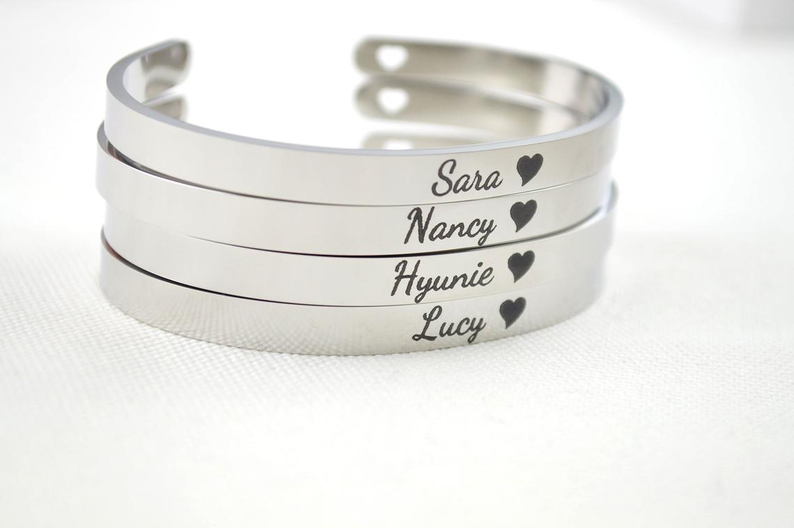 Christmas Gifts Stainless Steel Cuff