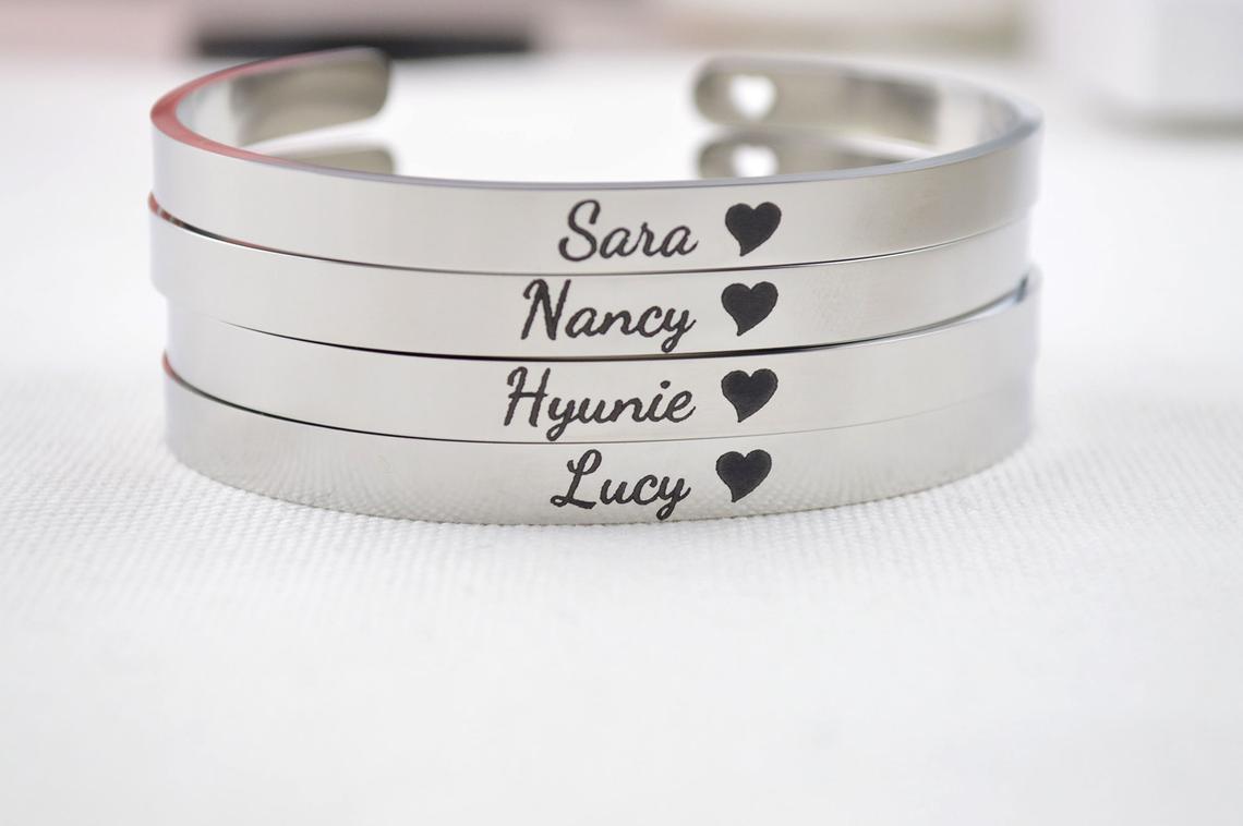 Christmas Gifts Stainless Steel Cuff