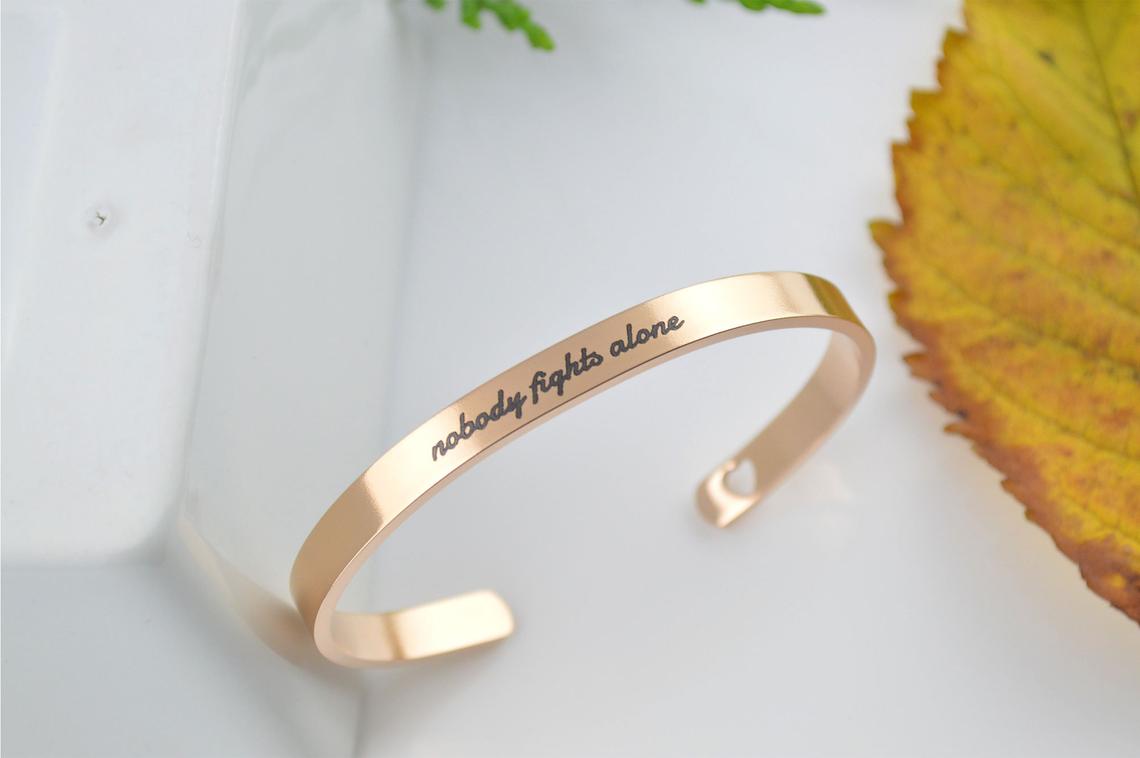 Nobody Fights Alone Cuff