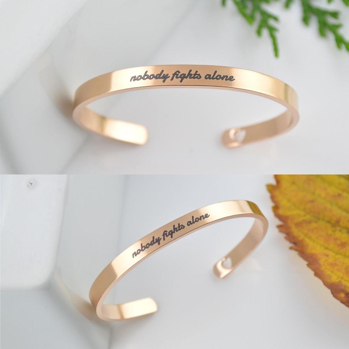 Nobody Fights Alone Cuff