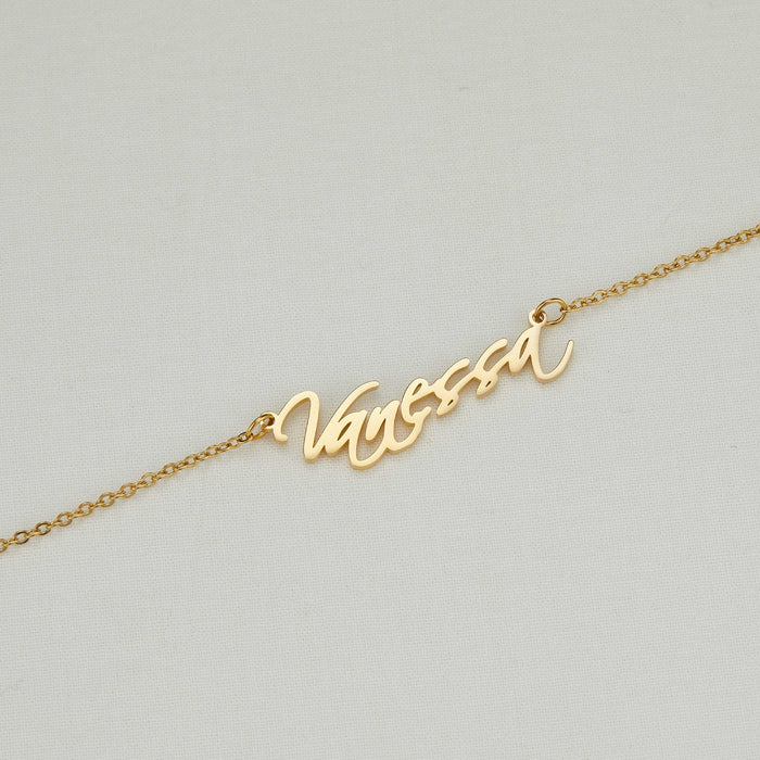Personalized 925 Sterling Silver Name Necklace