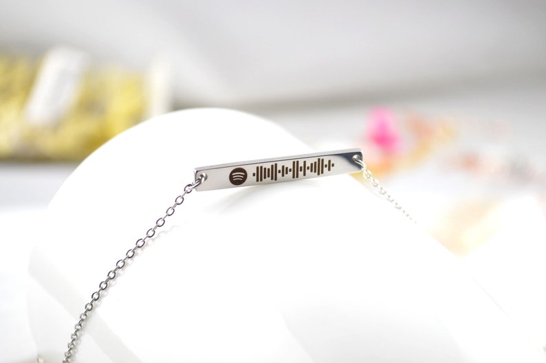 Spotify Code Scan Music Necklace