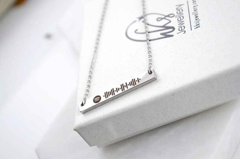 Spotify Code Scan Music Necklace