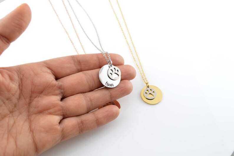 Paw print Necklace