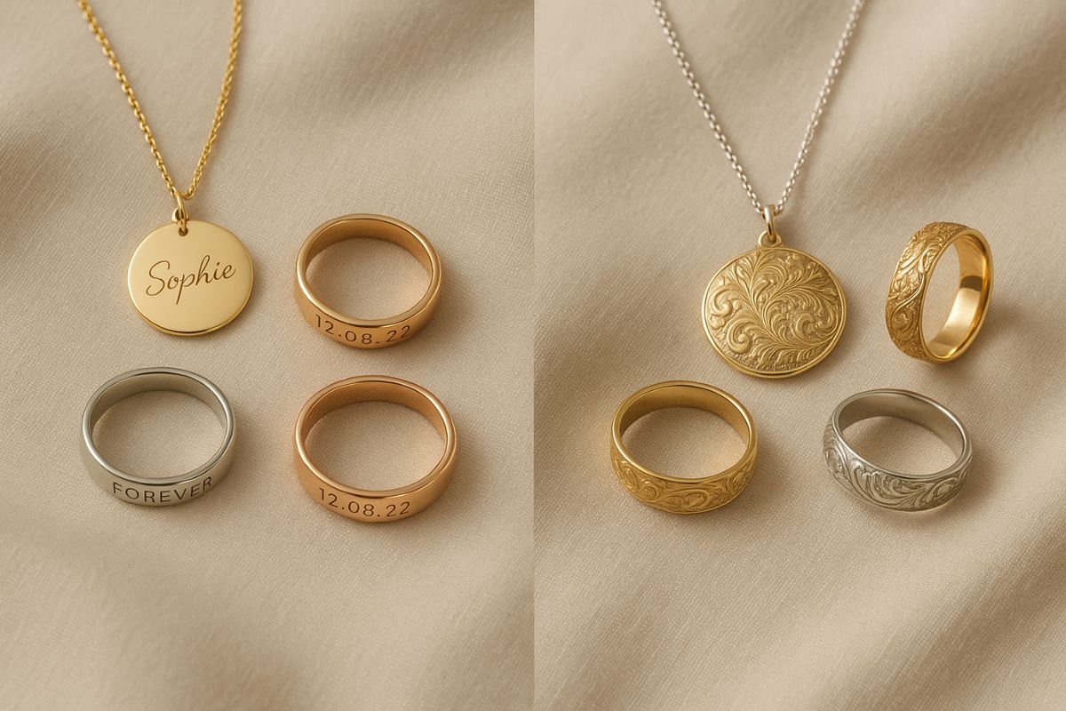What’s the Difference Between Engraved and Embossed Jewellery?