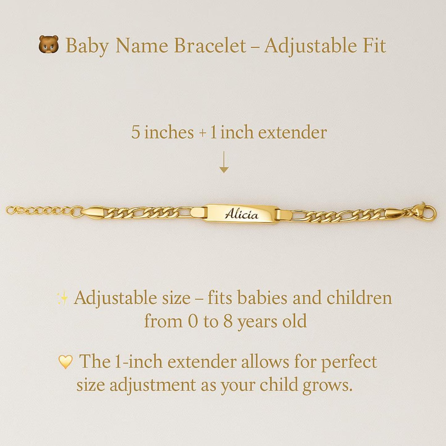 Baby Name Bracelet | Bracelet for Toddlers