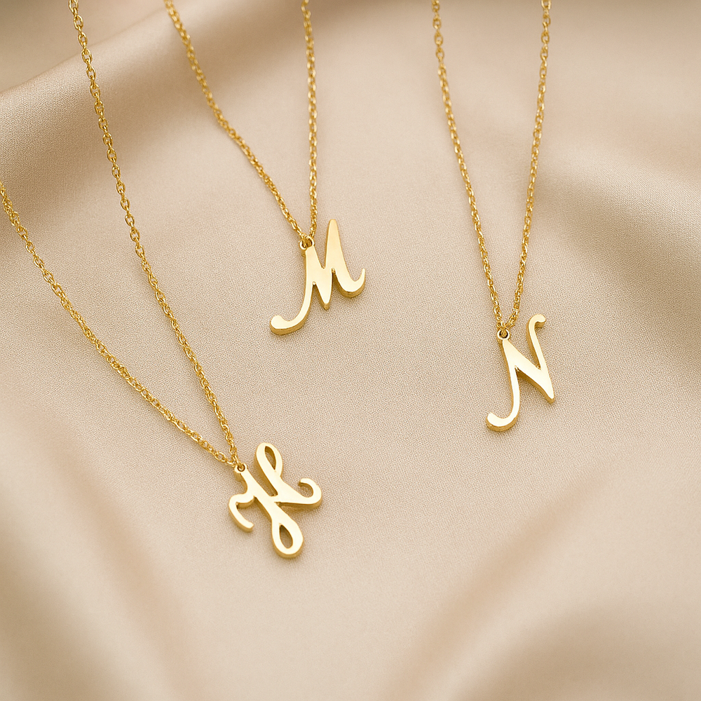Cursive Initial Necklace