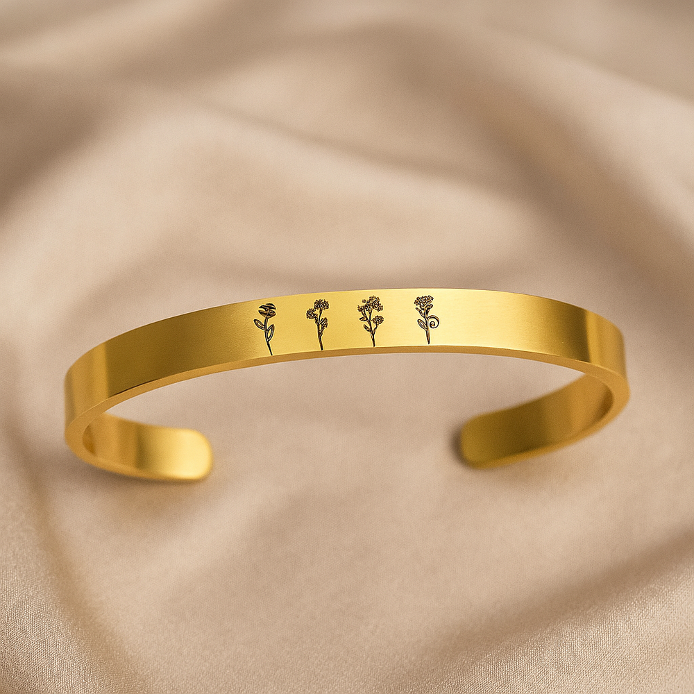Multiple Birth Flower Bracelet