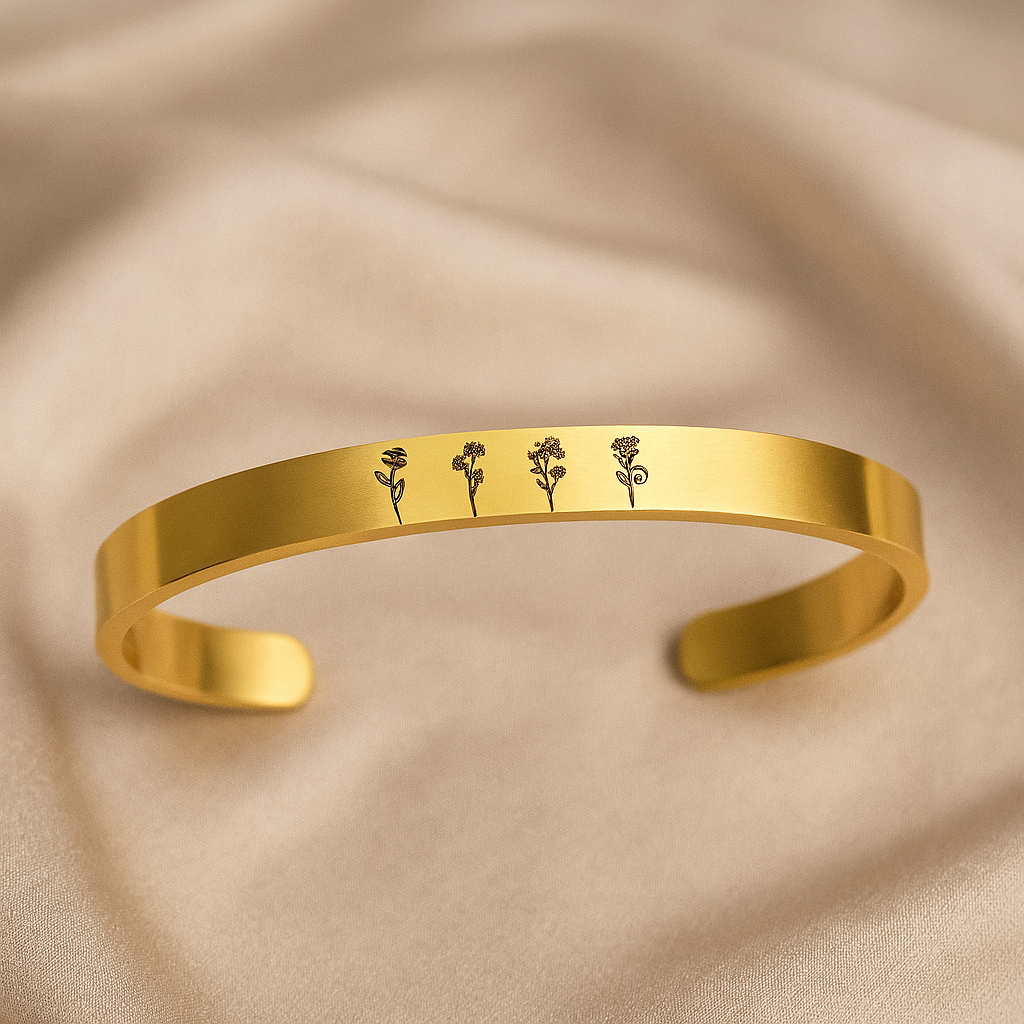 Multiple Birth Flower Bracelet