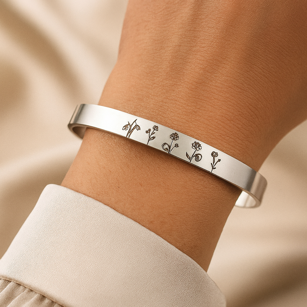 Multiple Birth Flower Bracelet