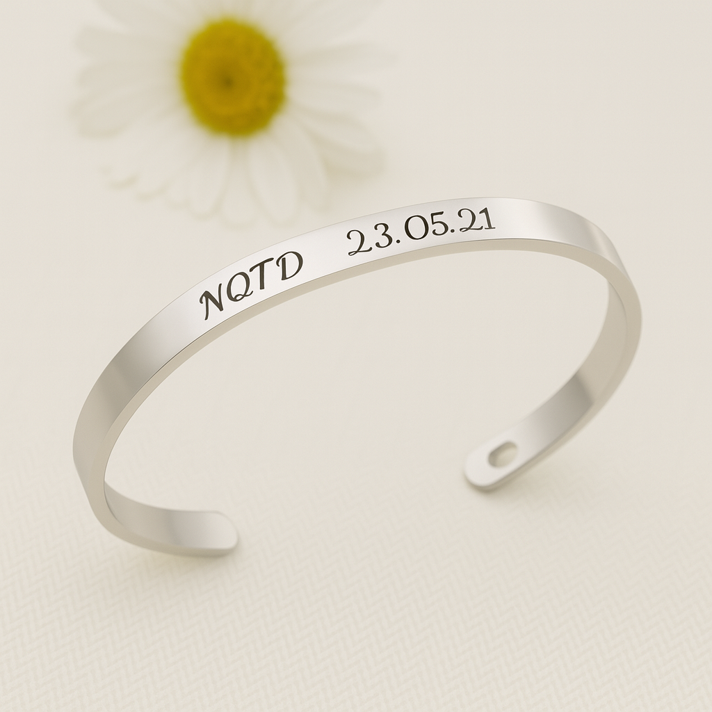 Sobriety NQTD Cuff Bracelet