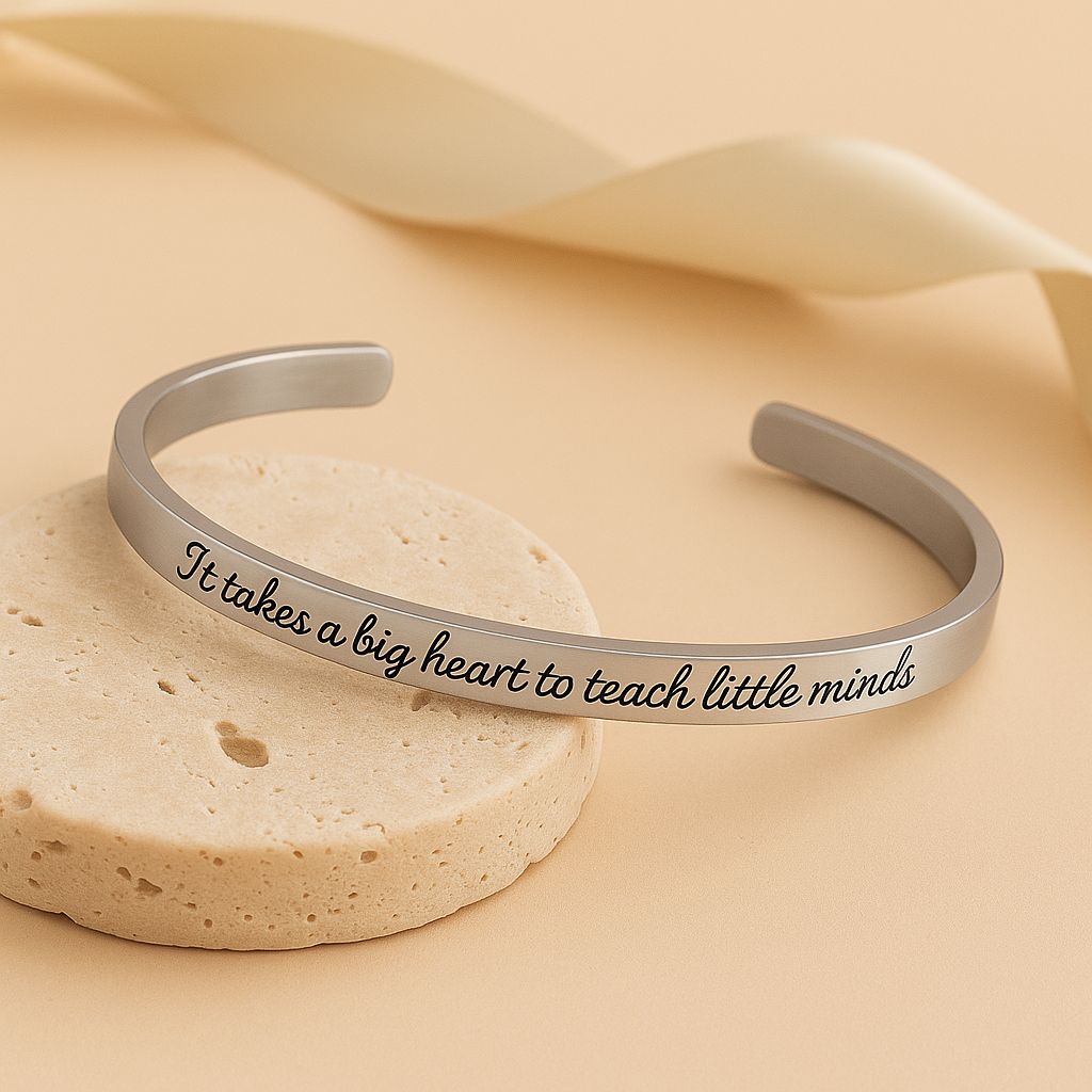 It takes a big heart to teach little minds - Teacher, Personalised Teacher Gift