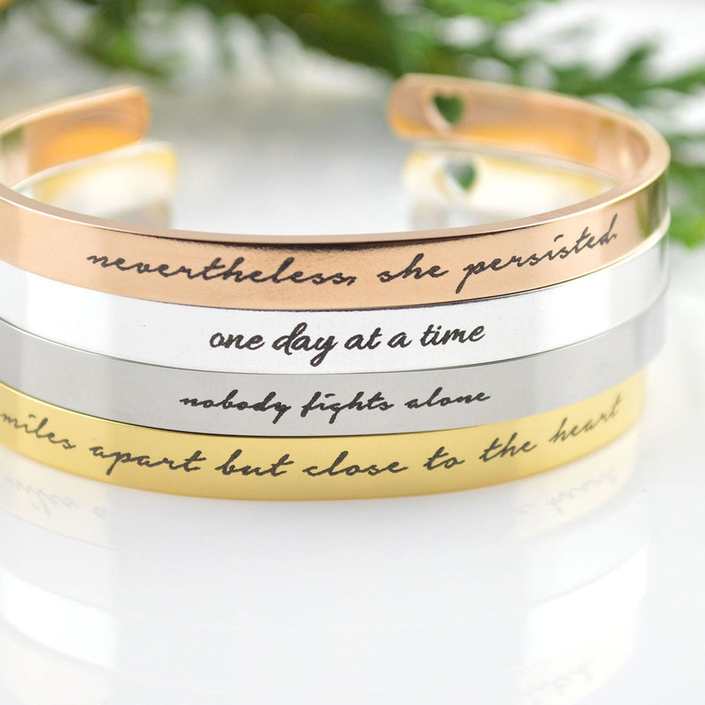 Personalised Cuff Bracelet