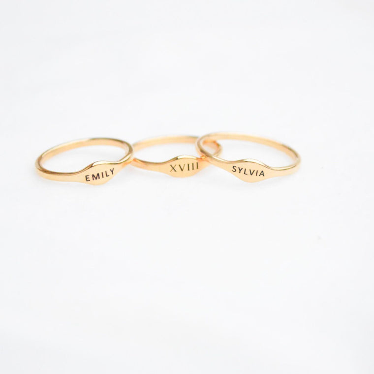 14k Custom Gold Ring
