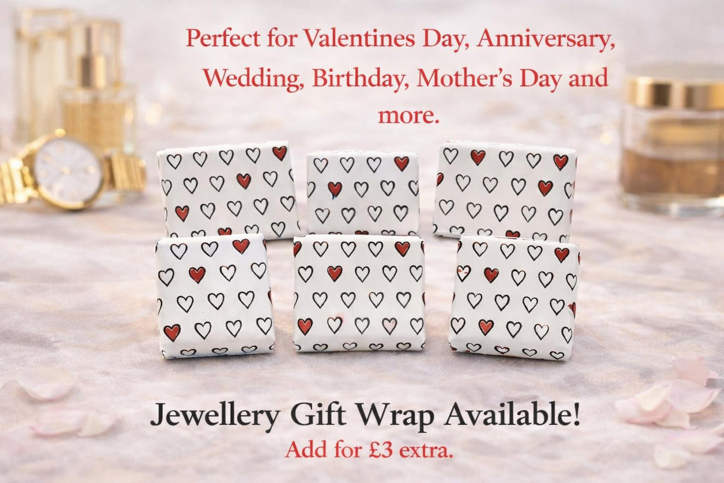 Gift Wrap, Gift Wrapping, Mothers Day Gift Wrap, Valentines Day, Wedding Gift Wrap, Birthday Gift Wrap, HKS Jewellery