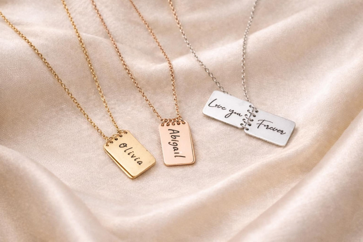 Notepad necklace, Personalized hidden message necklace, Long personalised message, Gift for Her