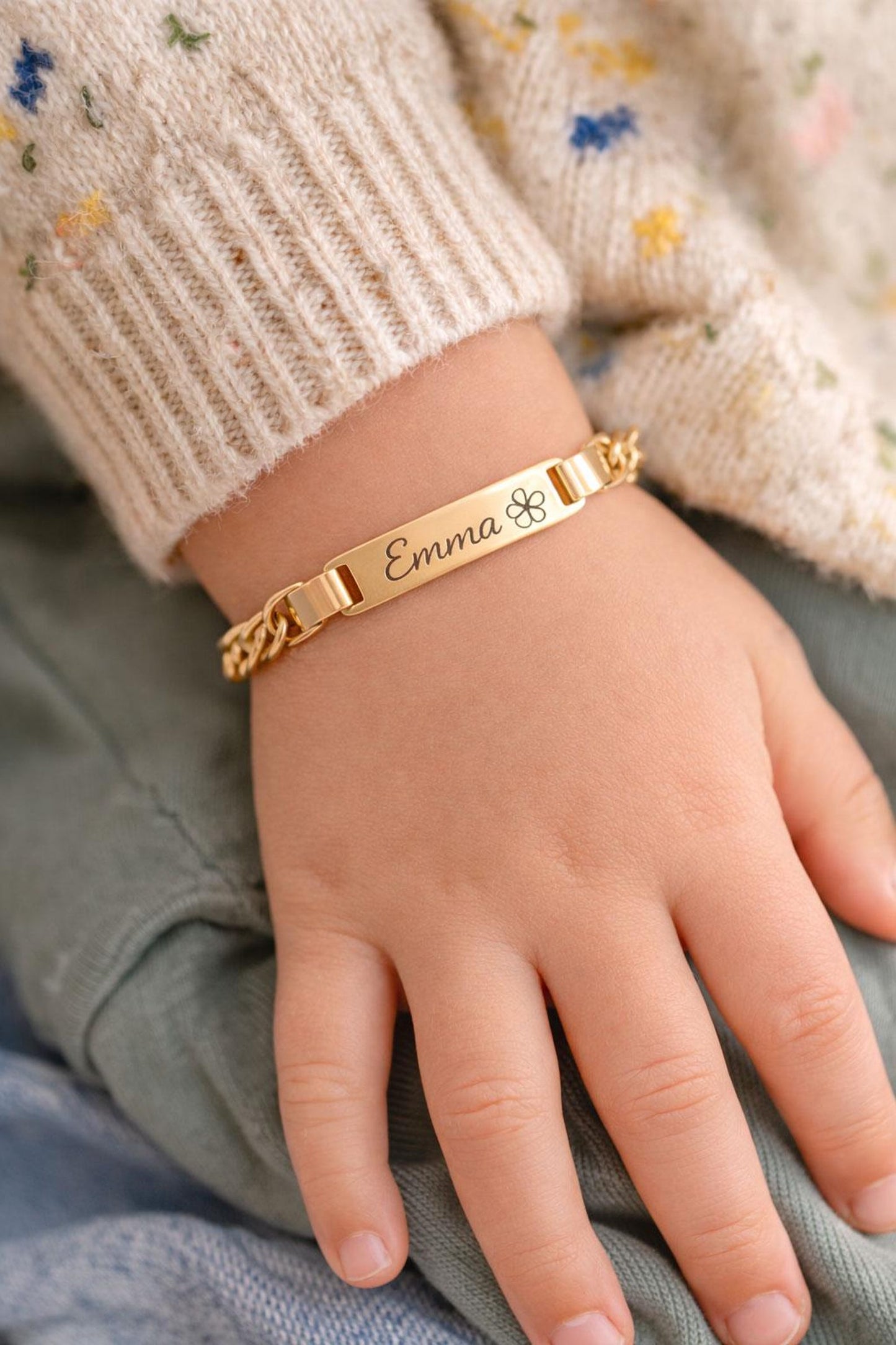 Personalized Baby ID Bracelet, Toddler Name Bracelet, Kids Safety Bracelet, Child Engraved Bracelet