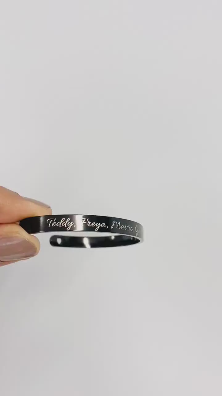 Personalised Cuff Bracelet
