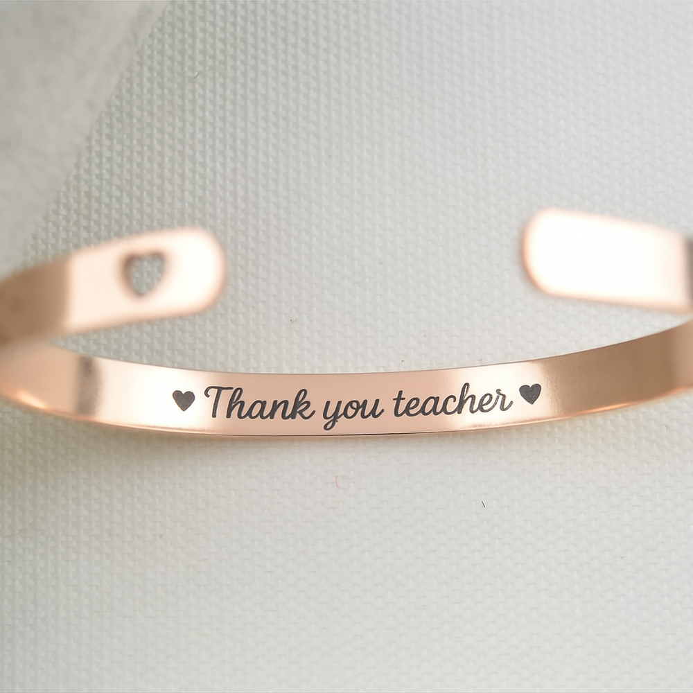A Little 'Thank You Teacher' Bracelet
