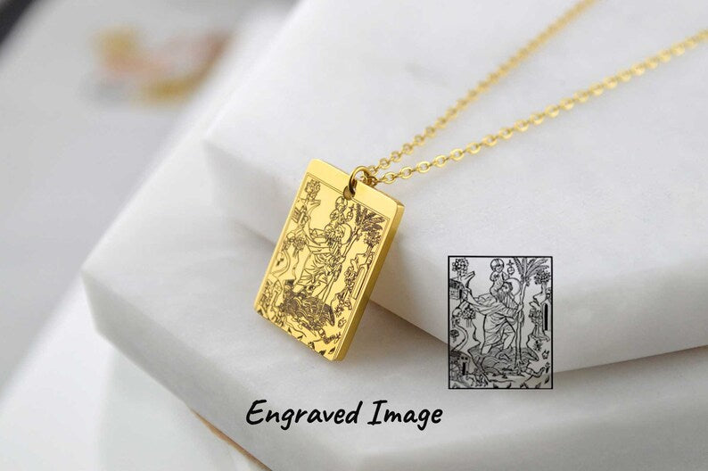 Silver St Christopher Necklace In Engraved Gift Box | ShopStreet.ie