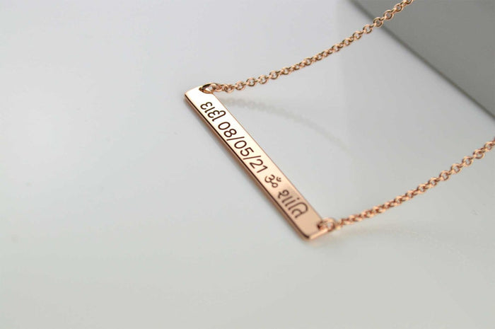 Hindi Name Necklace, NamePlate Necklace, Indian Necklace, Custom Name Necklace, Gold Name Necklace, Dainty Name Necklace, Engraved Jewelery