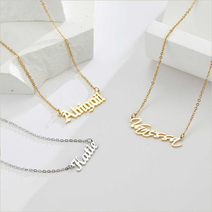 Sterling Silver Personalised Name Necklace