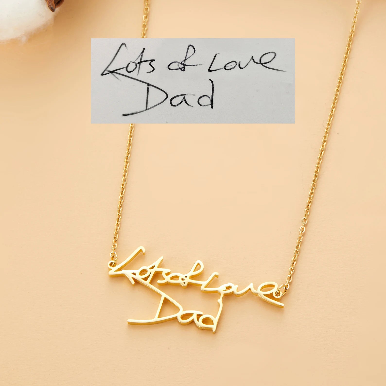 Actual Handwriting Solid Sterling Silver Necklace, Solid Sterling Silver Necklace, Signature Necklace, Name Necklace, Handwriting Jewlry