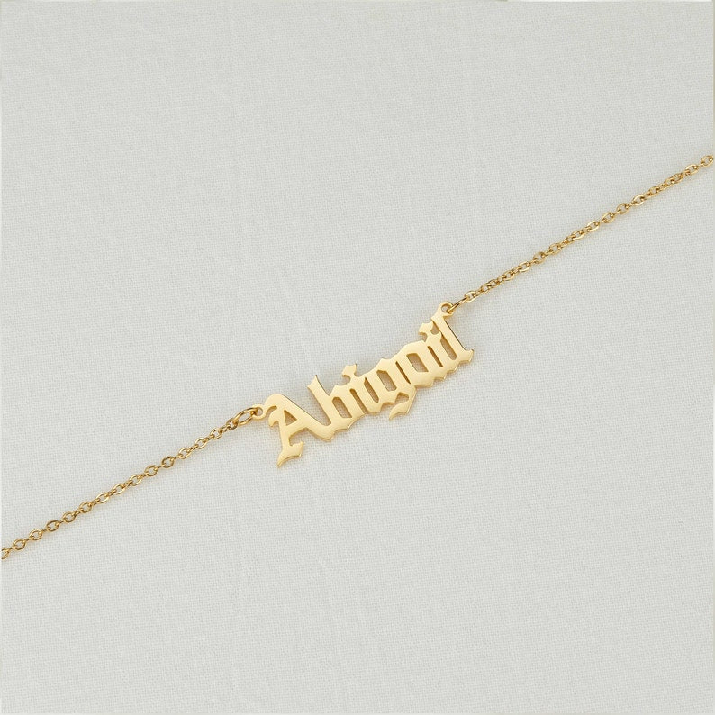 925 Sterling Silver Personalised Name Necklace